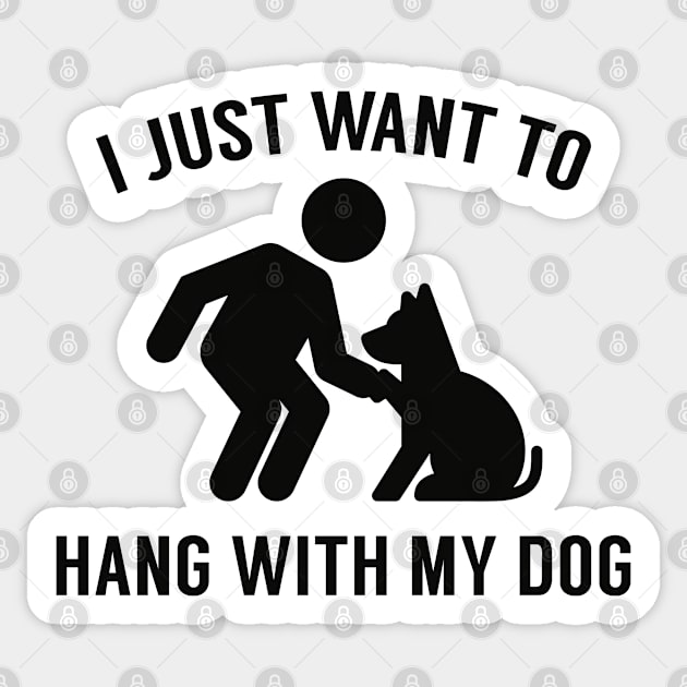 I Just Want To Sticker by VectorPlanet